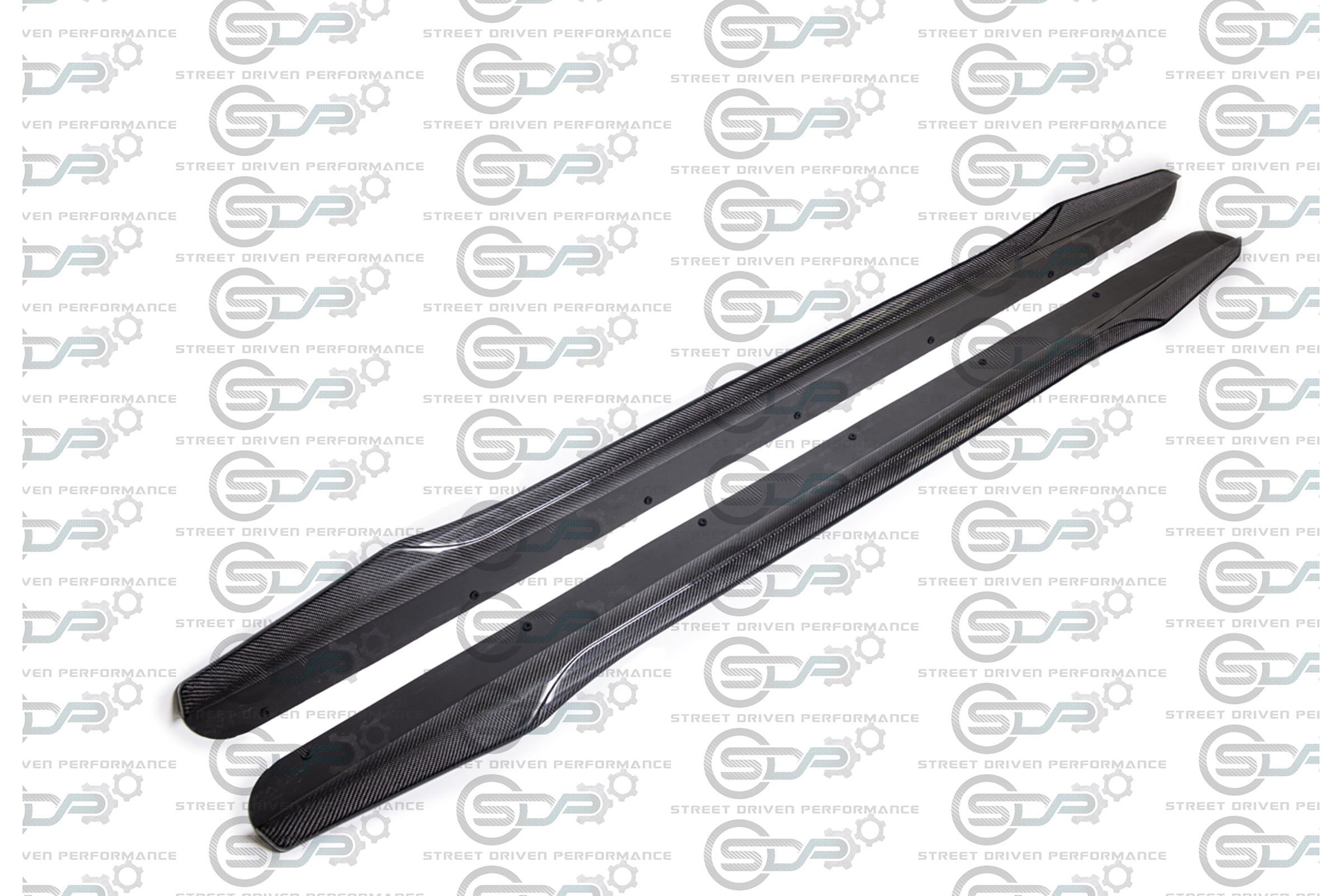 2009-2015 Cadillac CTS-V V2 - Carbon Fiber Side Skirts Rocker Panels Ground Effects