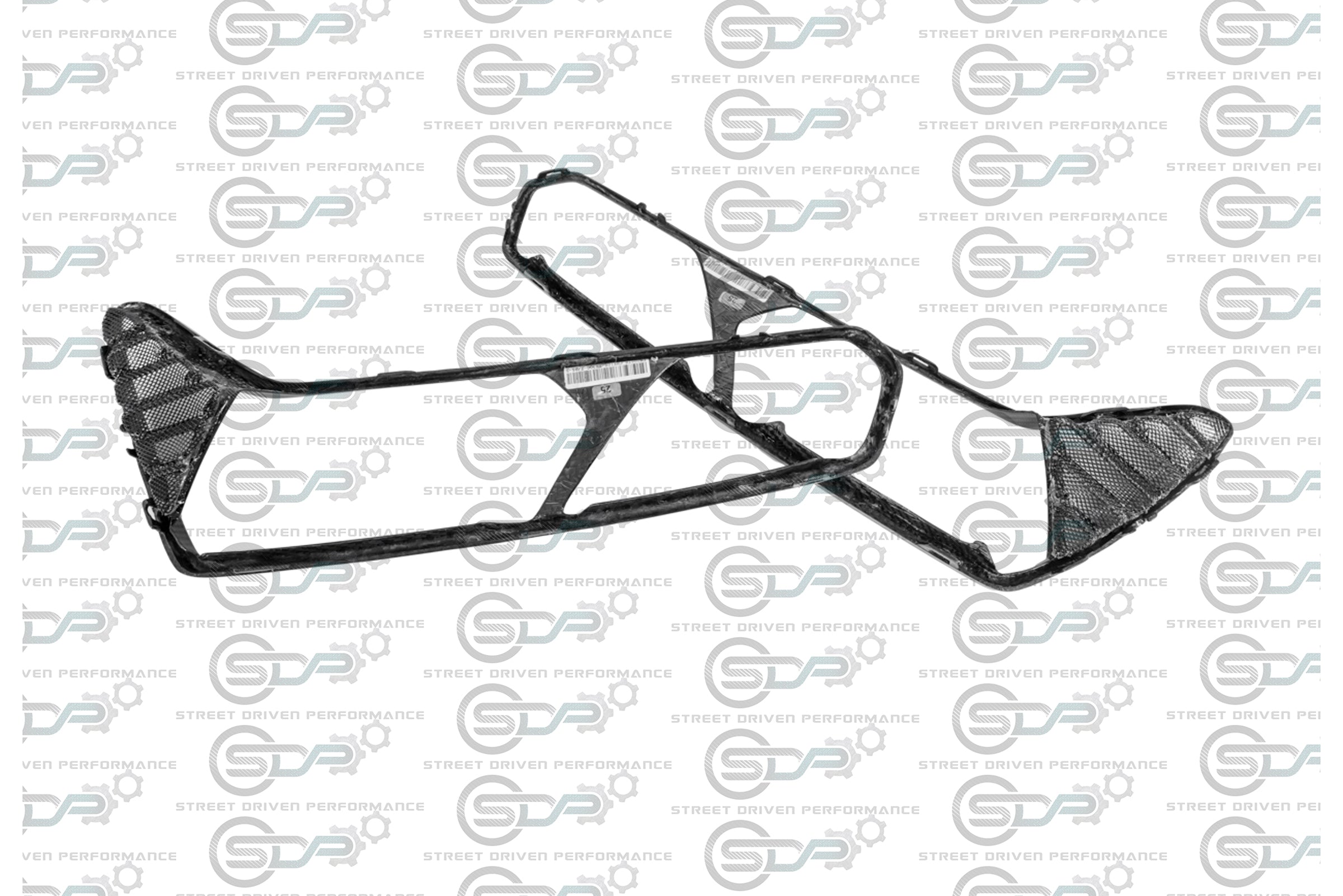 2014-2019 Chevrolet Corvette C7 - Carbon Fiber Rear Tail Light Trim (Pair)