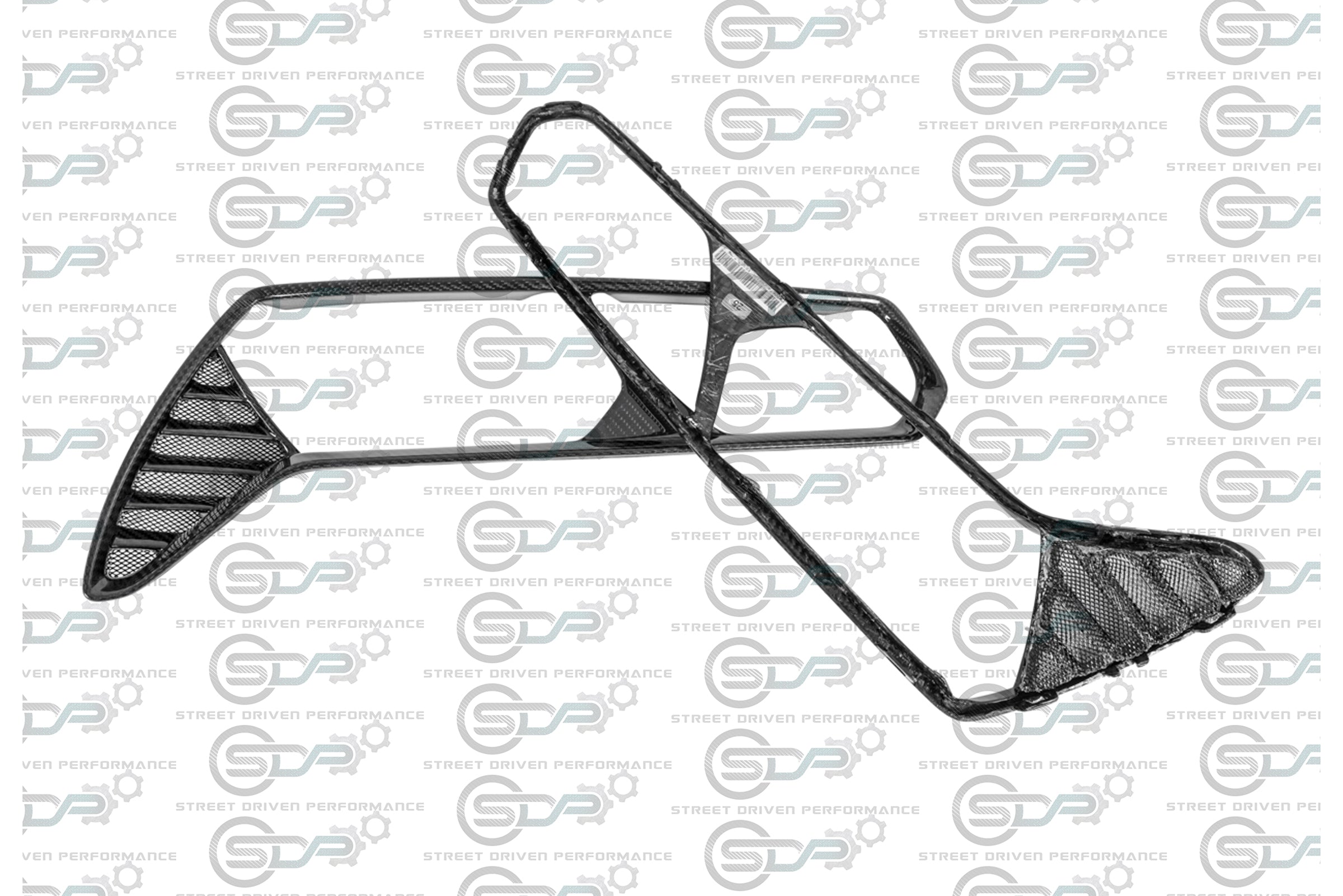 2014-2019 Chevrolet Corvette C7 - Carbon Fiber Rear Tail Light Trim (Pair)