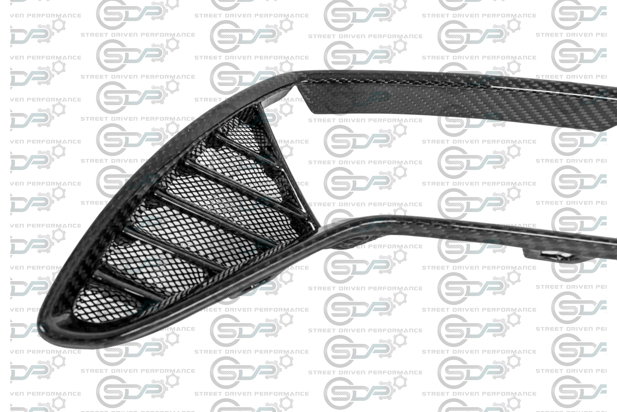 2014-2019 Chevrolet Corvette C7 - Carbon Fiber Rear Tail Light Trim (Pair)