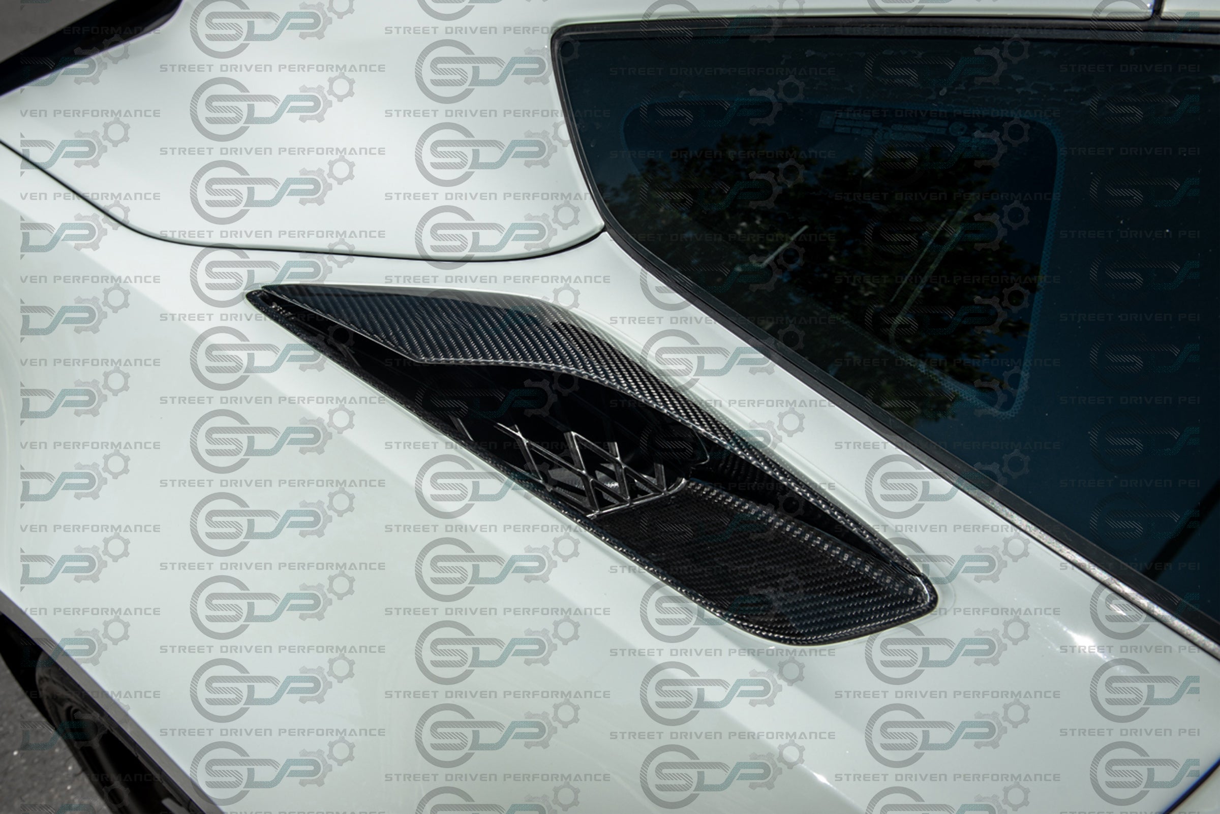 2014-2019 C7 - Corvette - Carbon Fiber Rear Quarter Panel Vents - Z06 Style
