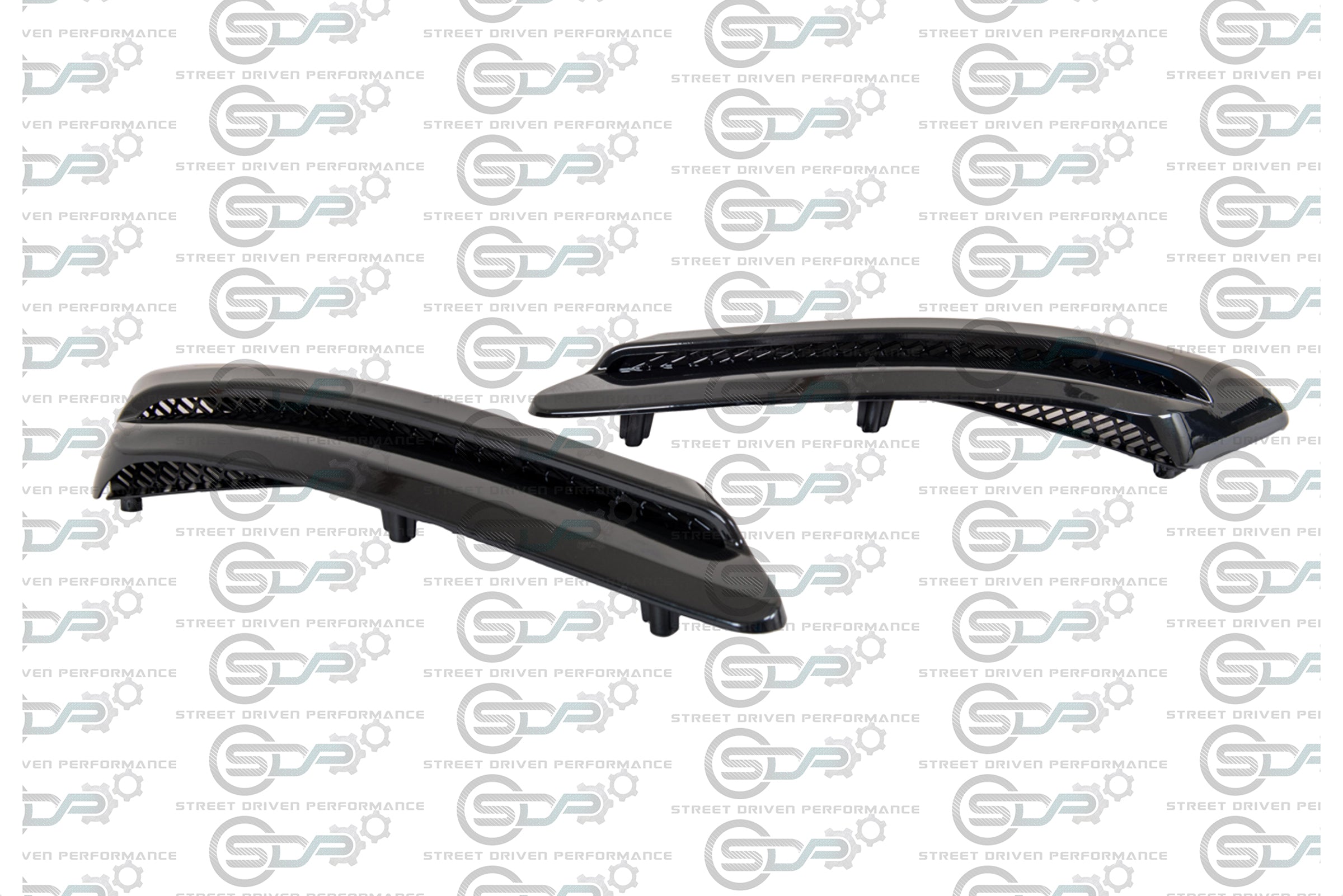 2014-2017 C7 Corvette Z06 - Carbon Flash "ZR1 Style Conversion" Side Fender Vents (Pair)