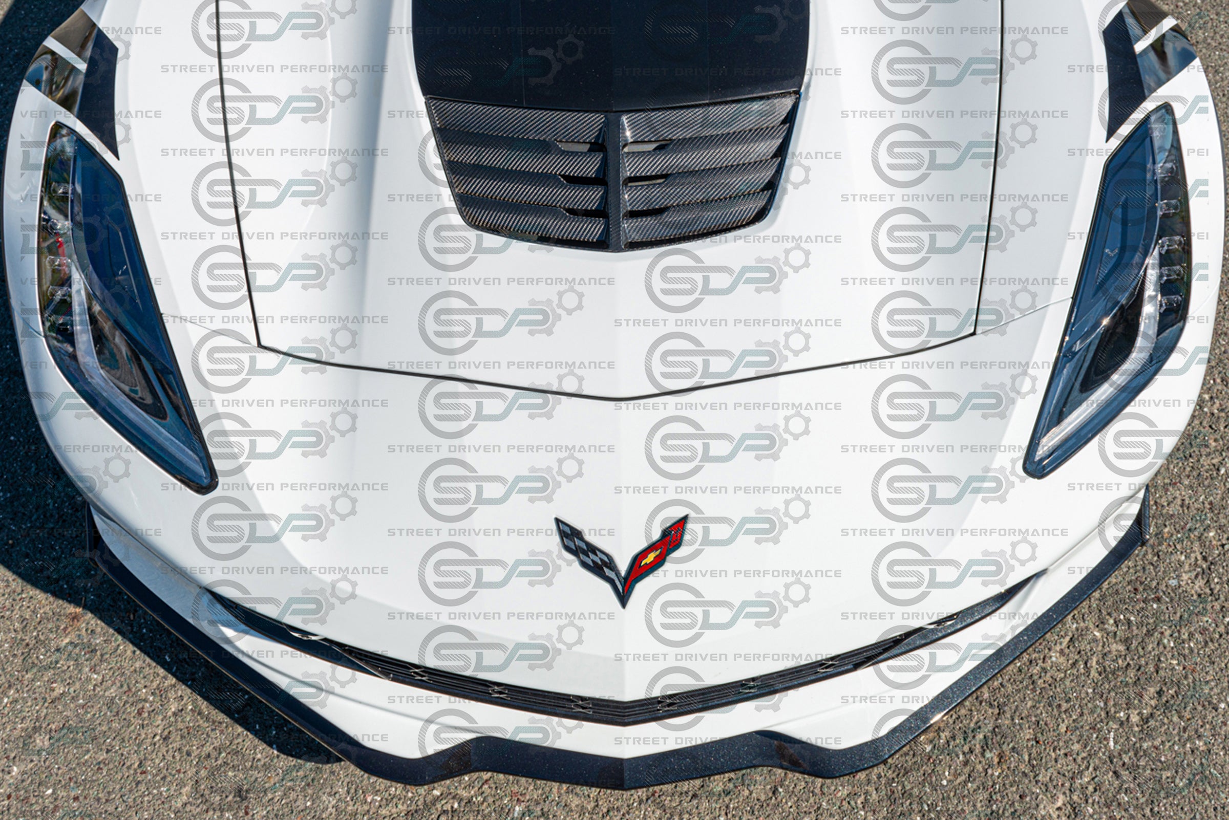 2014-2019 C7 Corvette Z06 | Z06 Factory Style Carbon Fiber Hood Vent Replacement