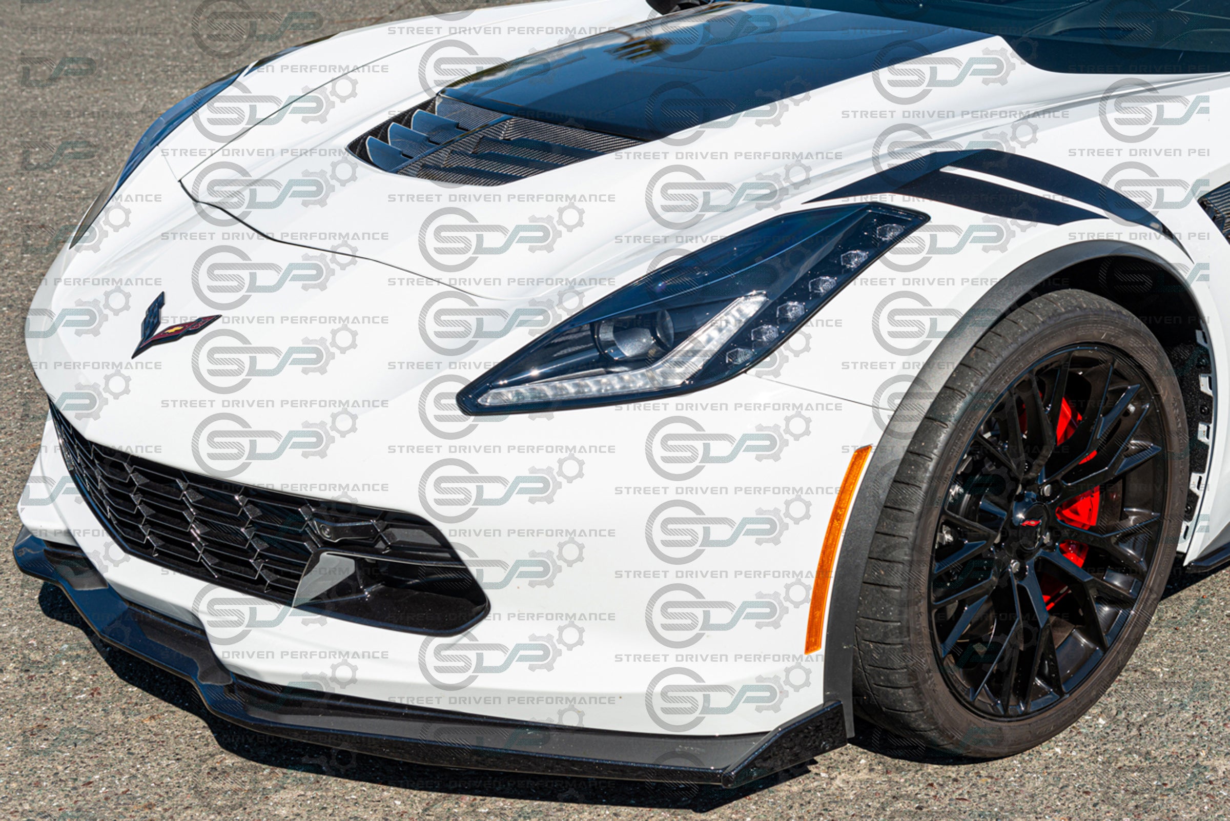 2014-2019 C7 Corvette Z06 | Z06 Factory Style Carbon Fiber Hood Vent Replacement