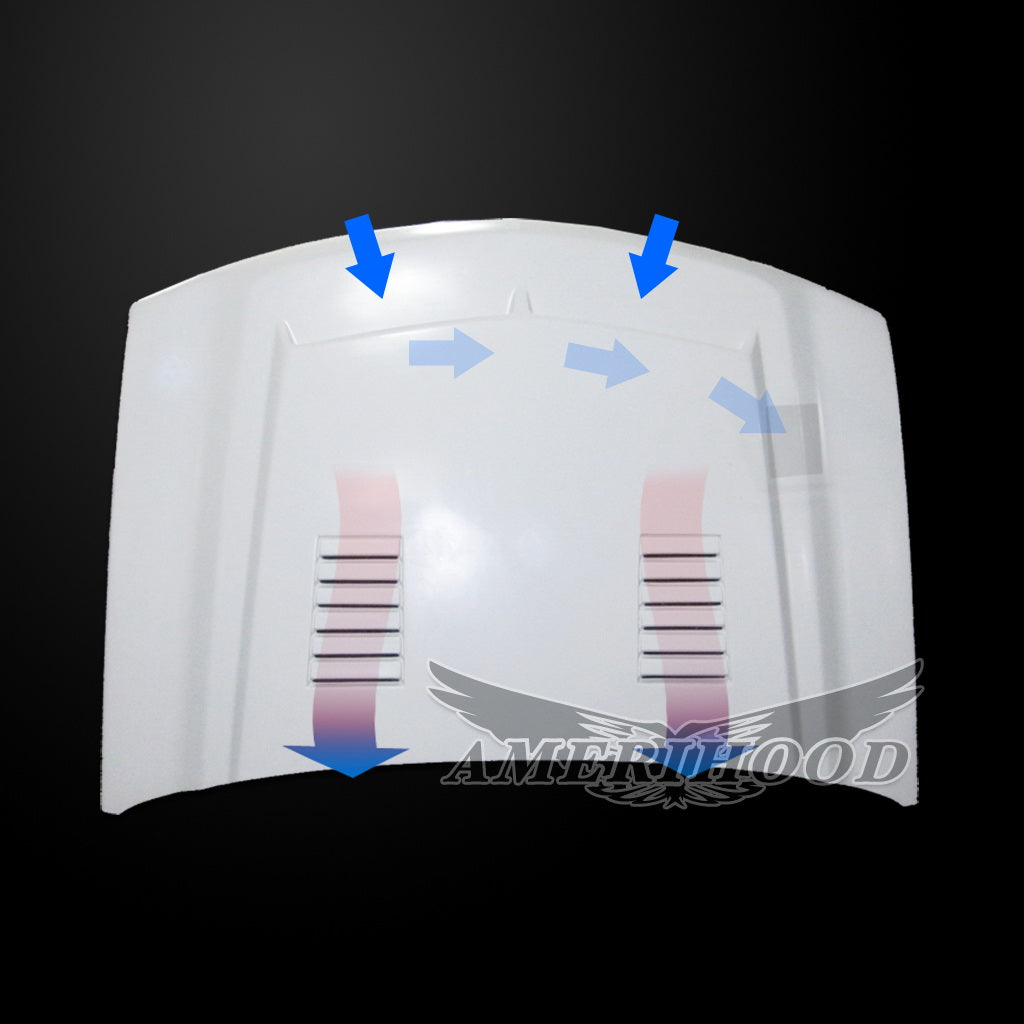 Chevrolet Avalanche 2003-2006 WHB Type-E Style Functional Ram Air Hood