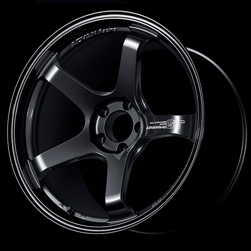 Advan GT Beyond 19x8.5 +45 5x112 Racing Titanium Black Wheel