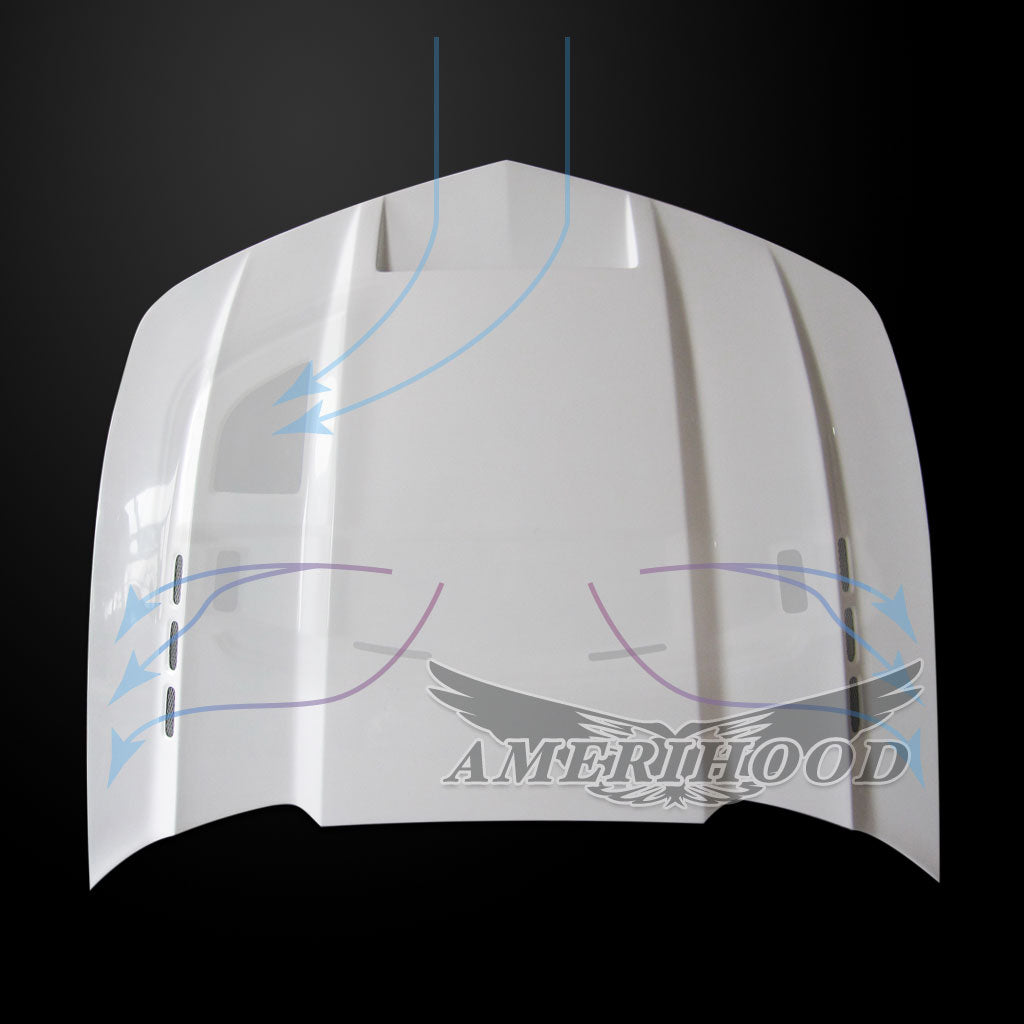 Chevrolet Camaro 2010-2013 SMS Style Functional Ram Air Hood