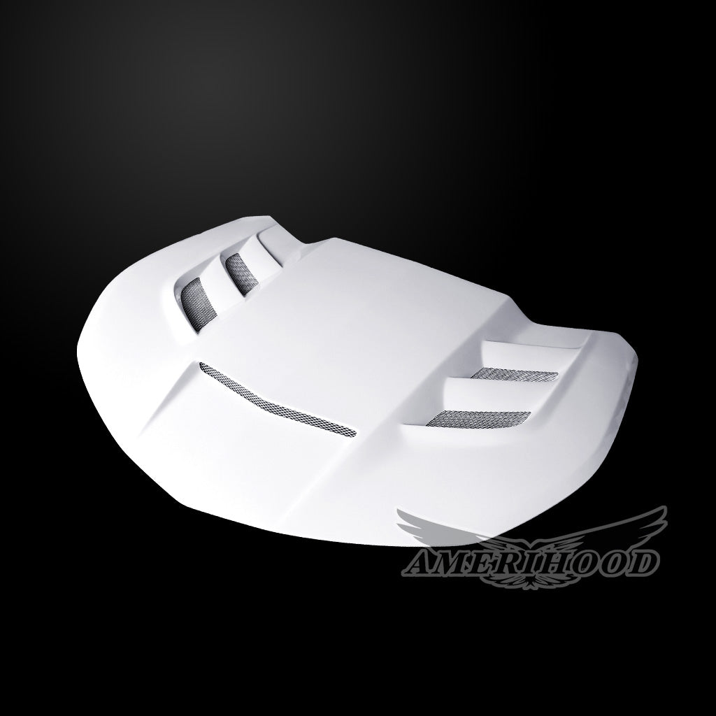 Chevrolet Camaro VIP Style Functional Heat Extractor Hood  2019-2021 models will fit however body lines of the hood may not line up 100% to the new bumper