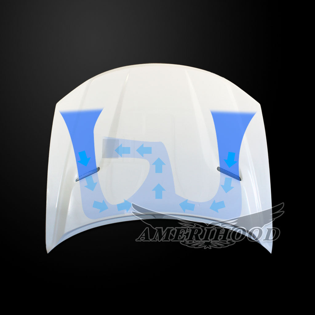 Dodge Avenger Type-CLG Style Functional Ram Air Hood
