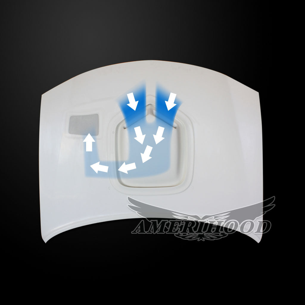 Dodge Charger 2006-2010 Type-Shaker Style Functional Ram Air Hood