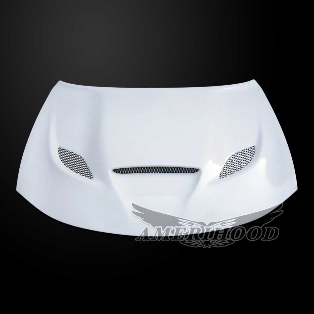 Dodge ChargerType-HC Style Functional Ram Air With Heat Extractor Vents Hood