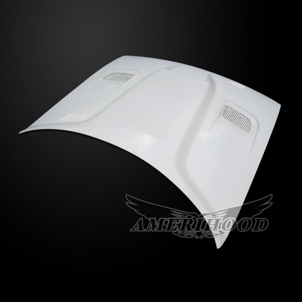 Dodge Challenger Type-HC Style Functional Ram Air With Heat Extractor Vents Hood