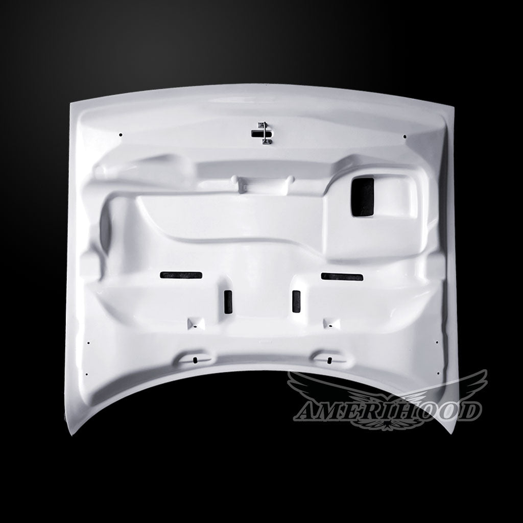 Dodge Challenger RDY Style Functional Ram Air With Heat Extractor Vents Hood