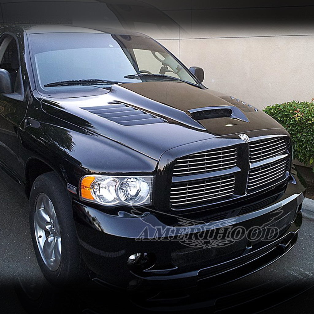Dodge Ram 2500 2003-2009 Type-SSK Style Functional Heat Extractor Vented Hood