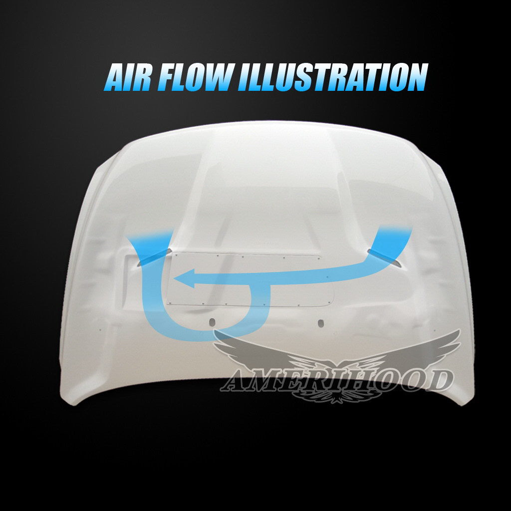 Dodge Ram 1500 Type-SRT Style Functional Ram Air Hood