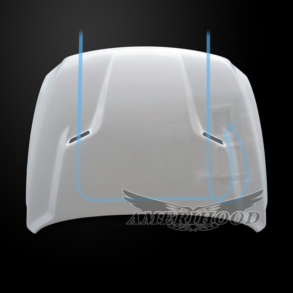 Dodge Ram 3500 CLG Style Functional Ram Air Hood