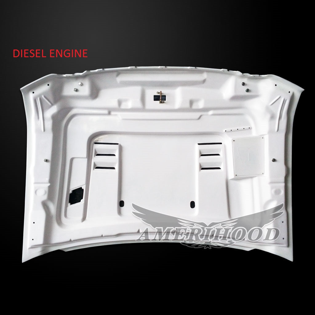 Ford F-250 2008-2010 Type-E Style Functional Heat Extraction Ram Air Hood