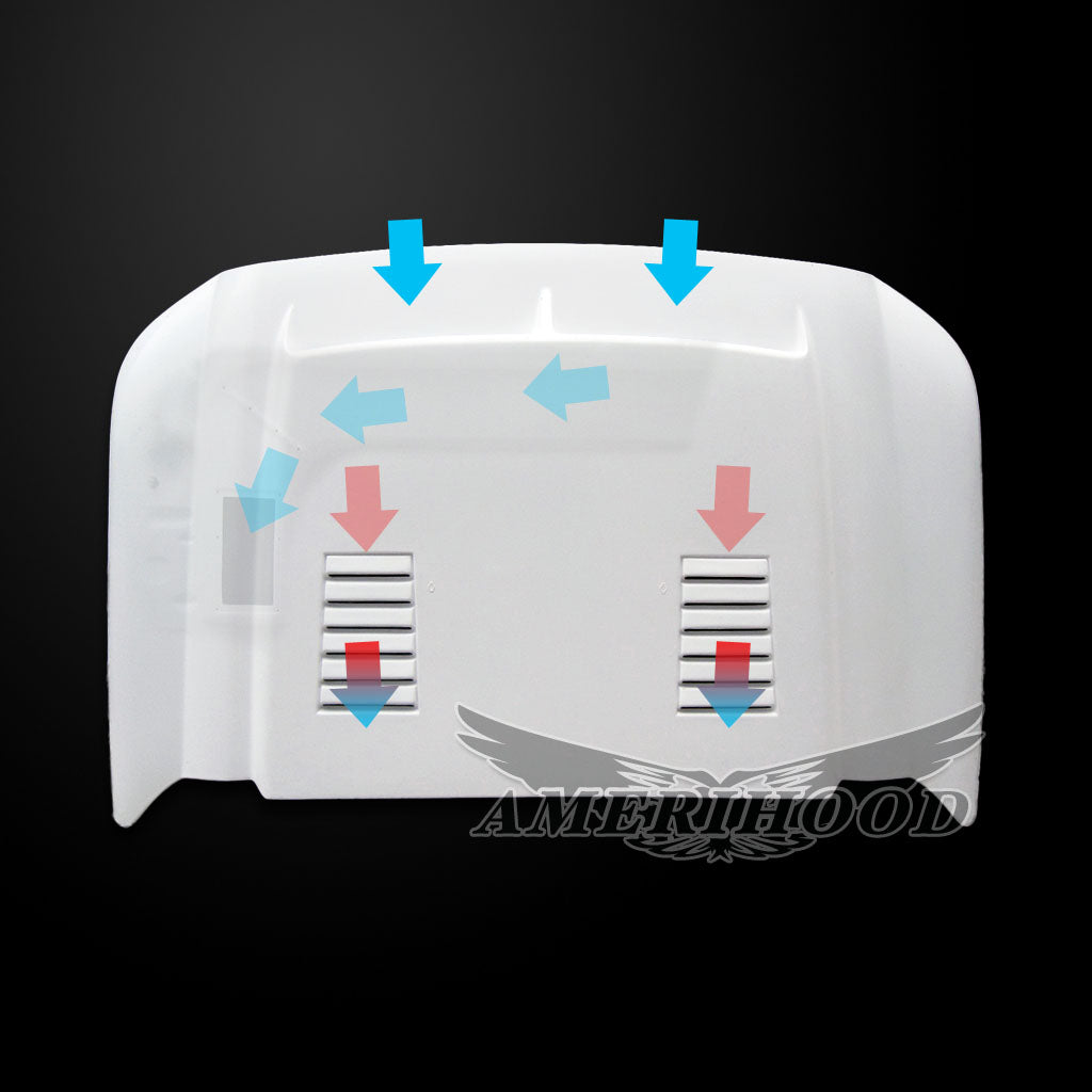 Ford F-450 2011-2016 Type-E Style Functional Heat Extraction Ram Air Hood