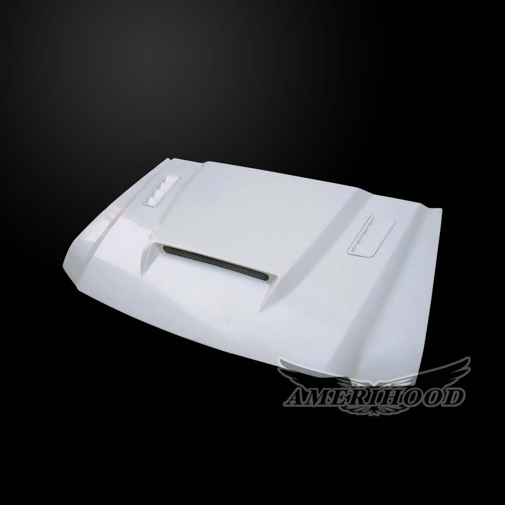 Ford F-450 1999-2003 Super Duty 7.3L Diesel SSK Style Functional Heat Extraction Ram Air Hood
