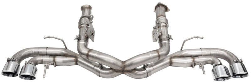CORSA Performance Corsa 2020-25 Corvette C8 3in Xtreme Cat-Back Exhaust with 4.5in quad tips and AFM valve deletion