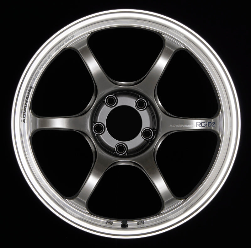 Advan RG-D2 16x5.5 +42 4x100 Machining and Racing Hyper Black Wheel