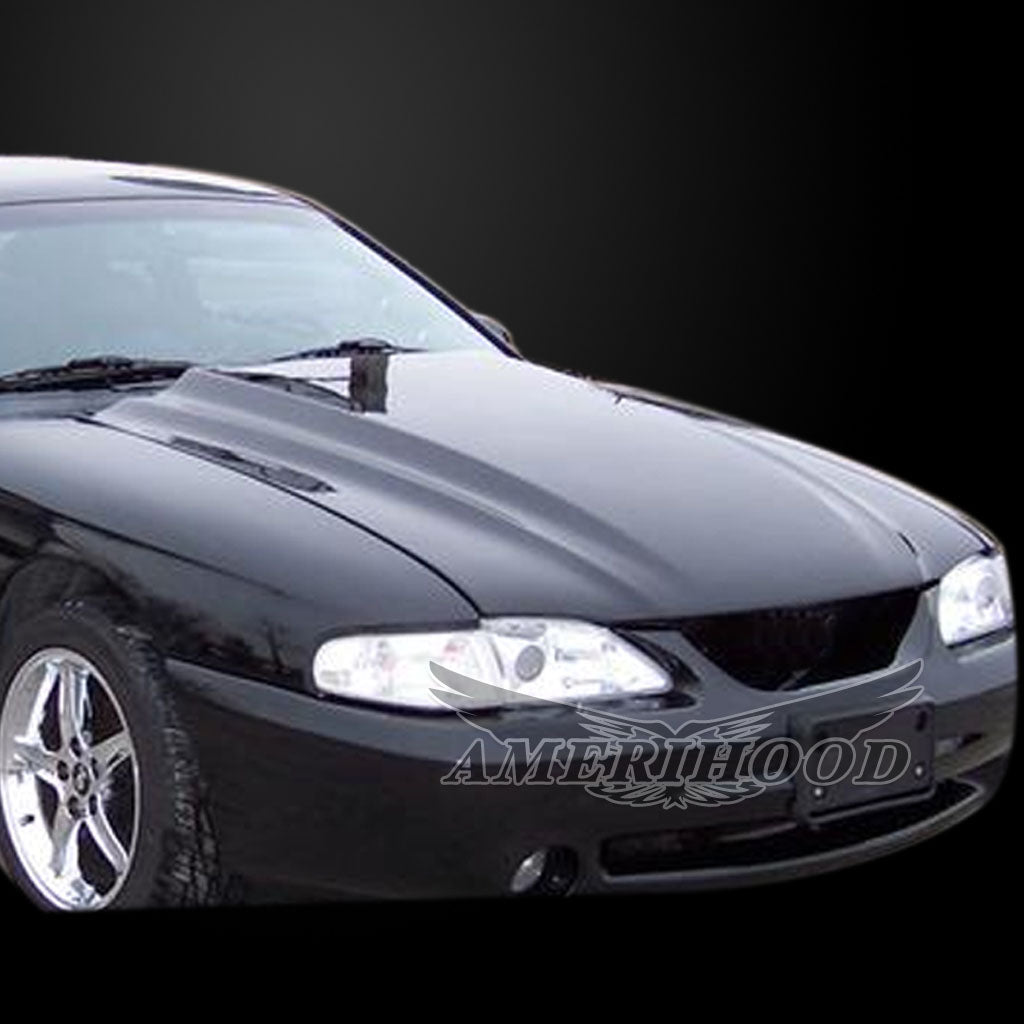 Ford Mustang 1994-1998 Type-Cowl Style(3 Inch) Functional Cooling Hood