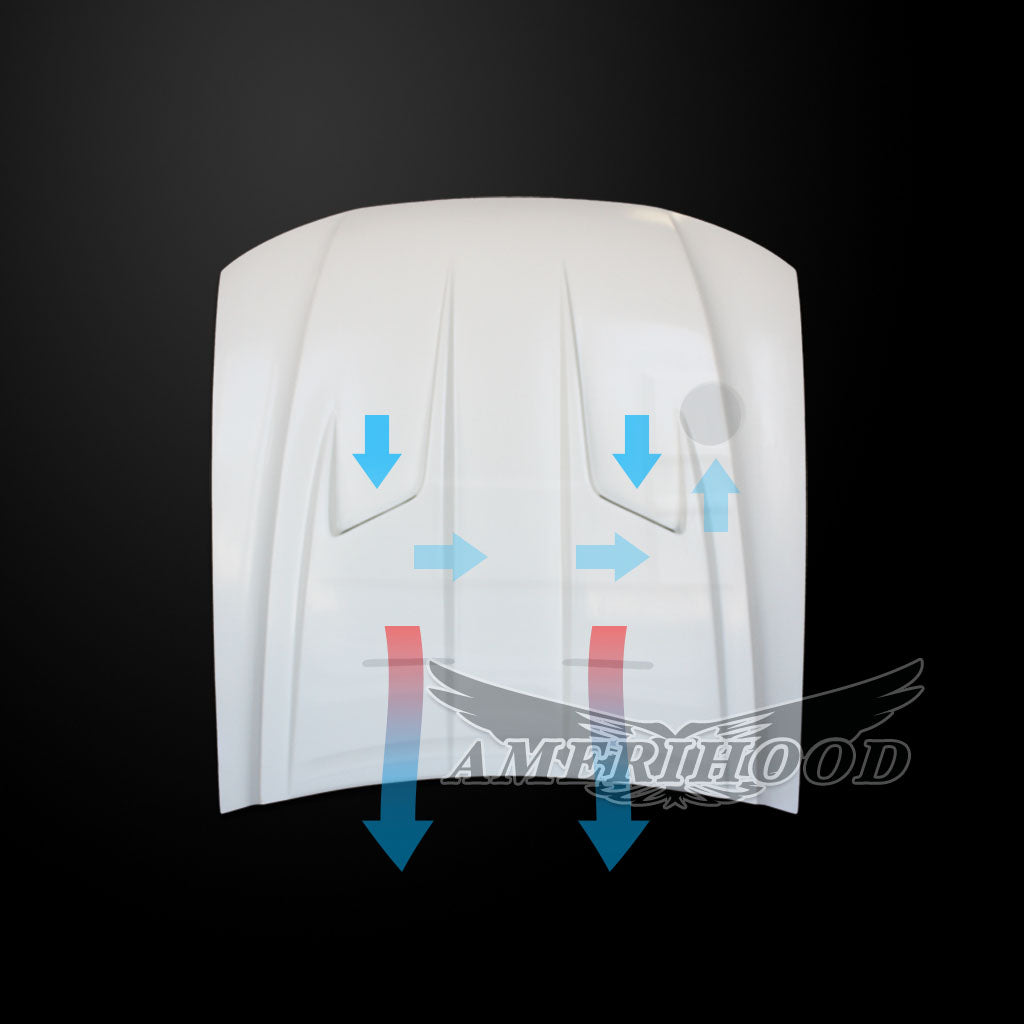 Ford Mustang 1999-2004 Type-3 Style Functional Heat Extraction Ram Air Hood