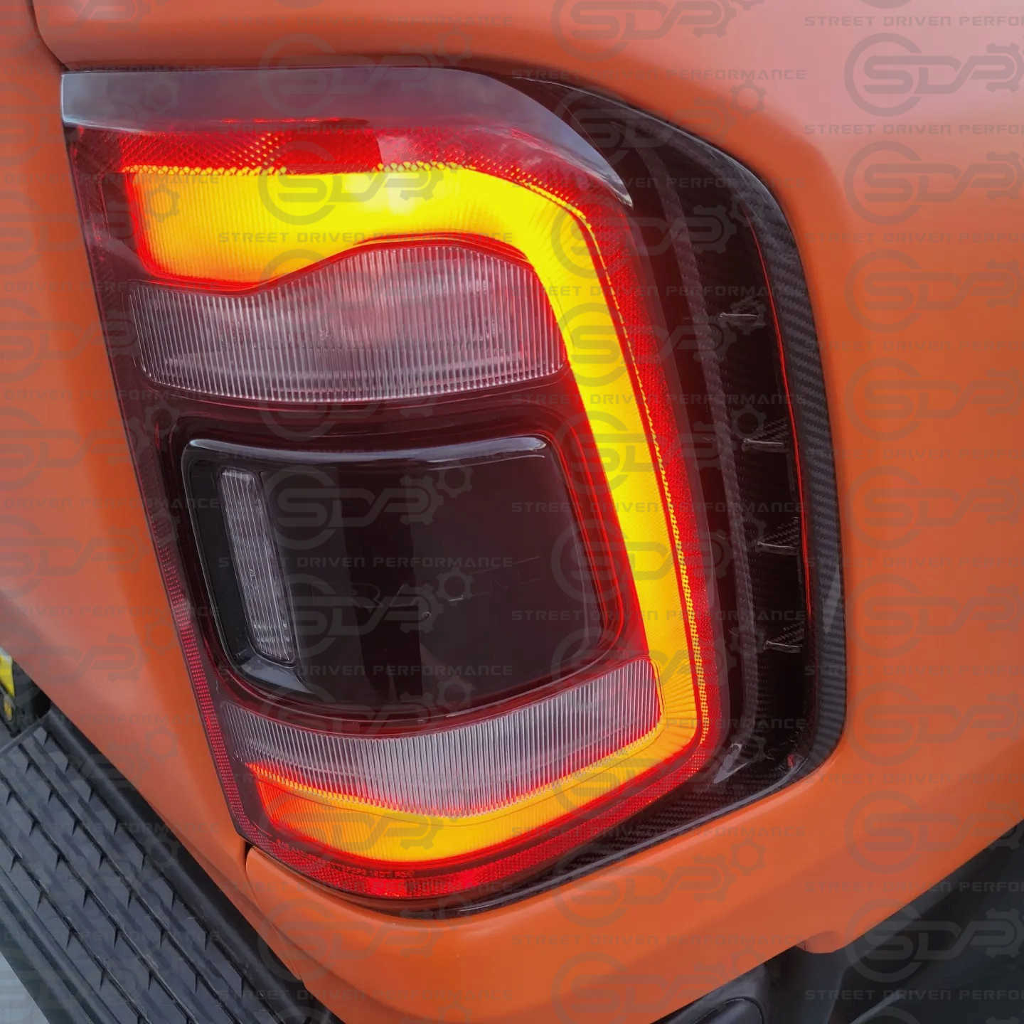 2021-2022 RAM TRX OE CARBON FIBER Tail Light Surrounding