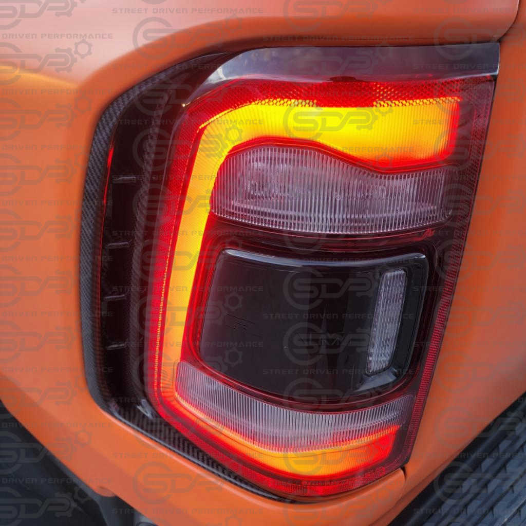 2021-2022 RAM TRX OE CARBON FIBER Tail Light Surrounding