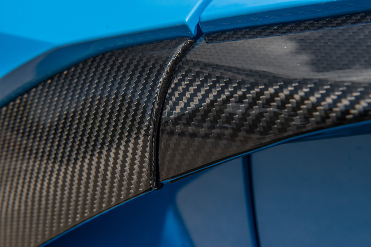 2020+ Corvette C8 CARBON FIBER Replacement Side Fender Vent Door Scoop Pair