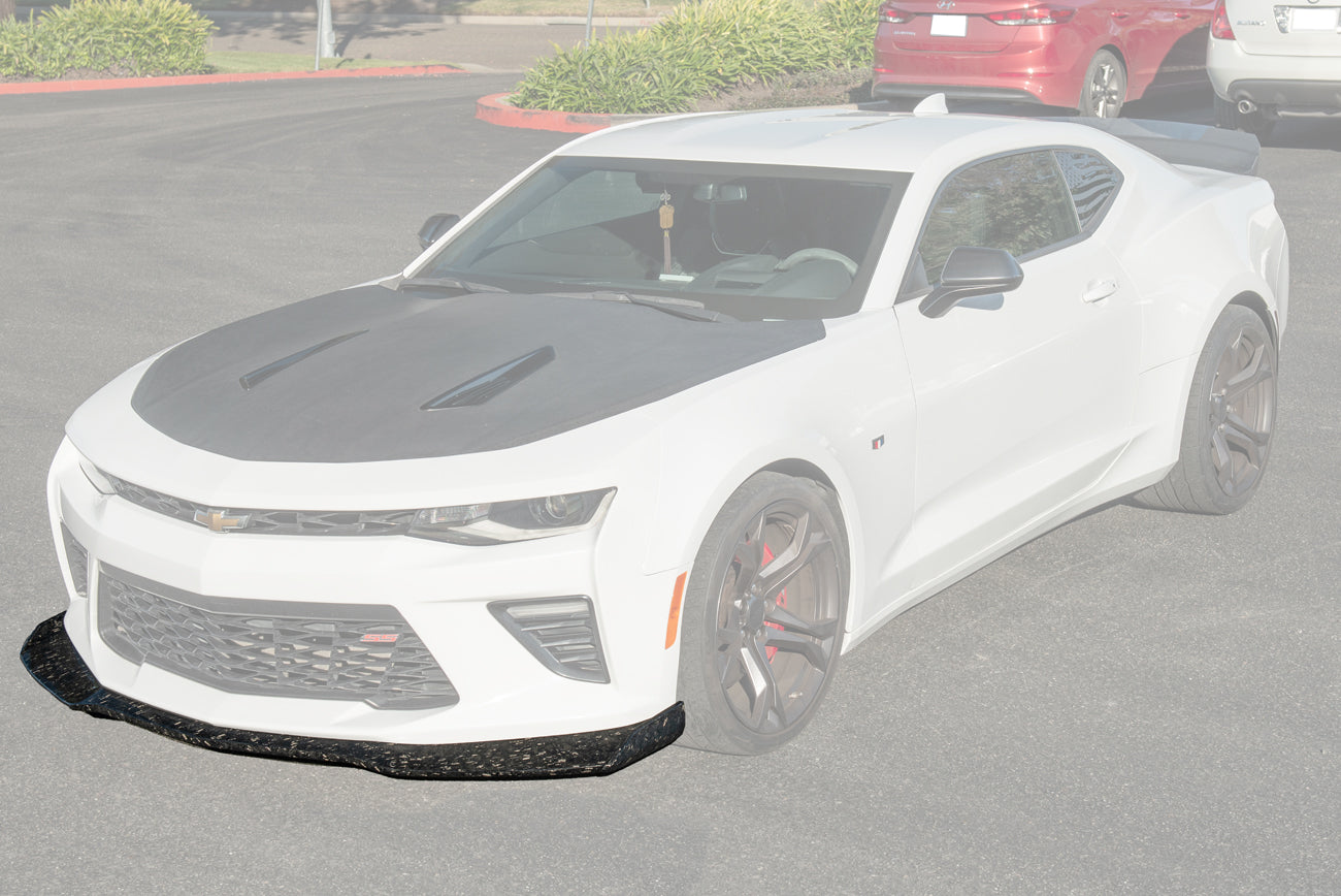 2016+ Camaro SS ZL1 1LE Style FORGED CARBON FIBER Front Bumper Lip Splitter Ground Effects