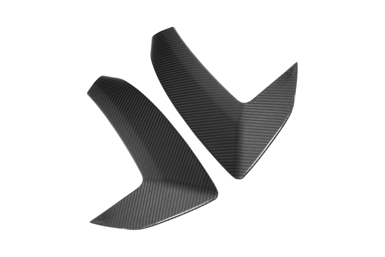 2020+ Corvette C8 Stingray & Z51 | Factory Style CARBON FIBER Side Fender Vent Scoop Door Handle Trim Accent Garnish Replacement (PAIR)