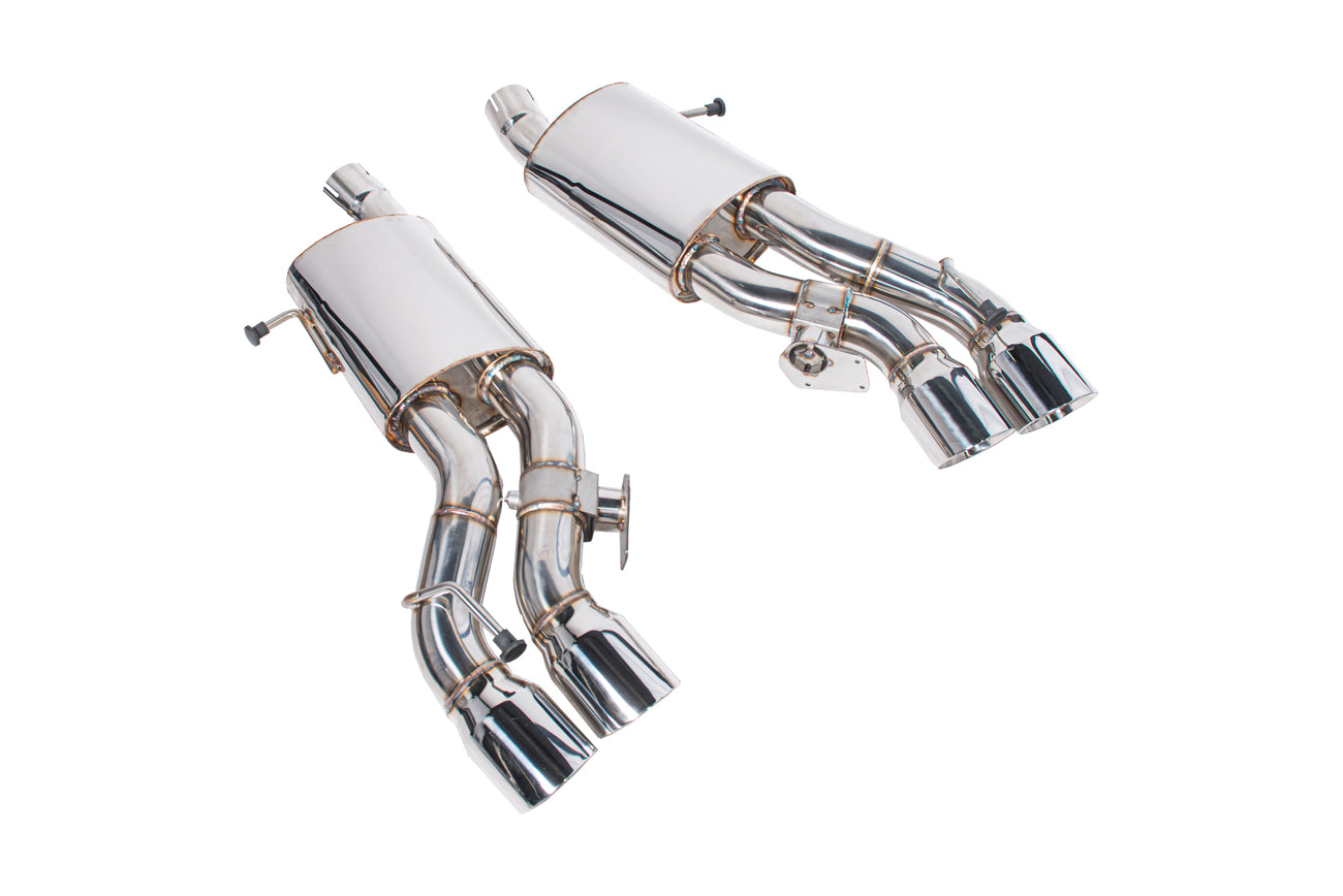 2016+ Cadillac CTS-V V3 Sedan | NPP Valved Axle Back Quad Tips Exhaust