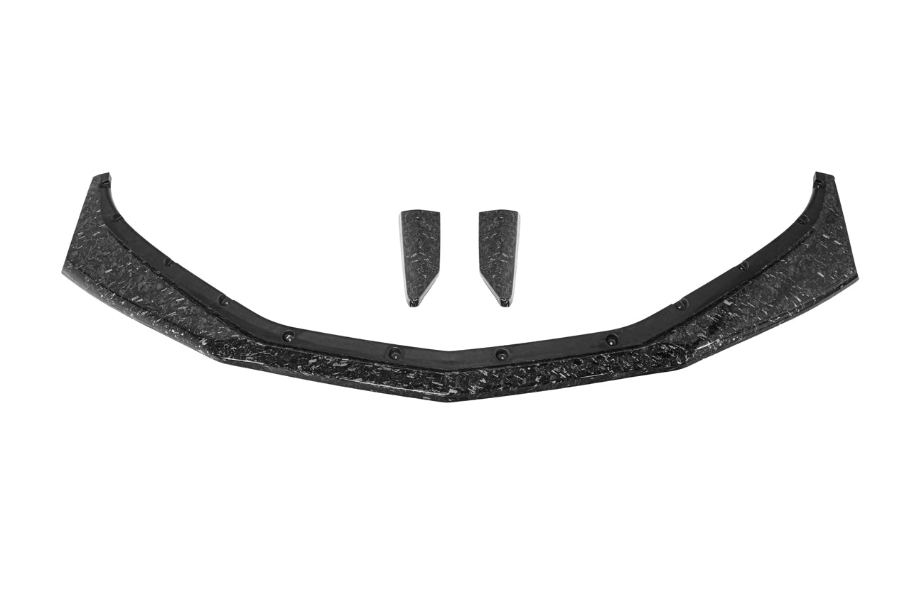 2016+ Camaro SS ZL1 1LE Style FORGED CARBON FIBER Front Bumper Lip Splitter Ground Effects