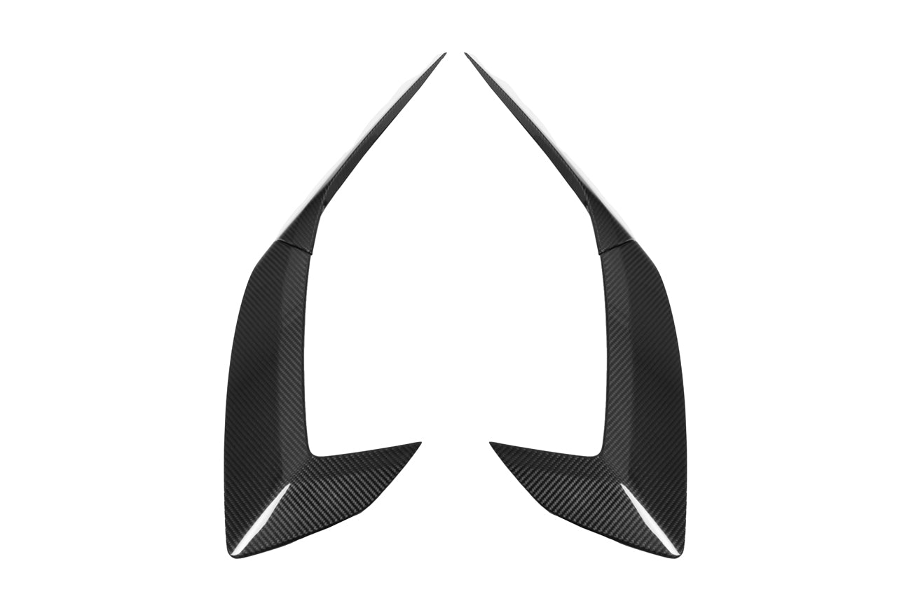 2020+ Corvette C8 Stingray & Z51 | Factory Style CARBON FIBER Side Fender Vent Scoop Door Handle Trim Accent Garnish Replacement (PAIR)