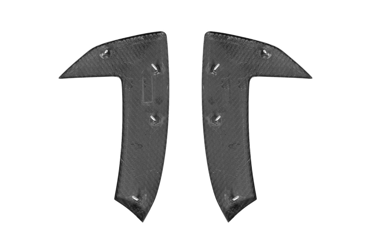 2020+ Corvette C8 Stingray & Z51 | Factory Style CARBON FIBER Side Fender Vent Scoop Door Handle Trim Accent Garnish Replacement (PAIR)