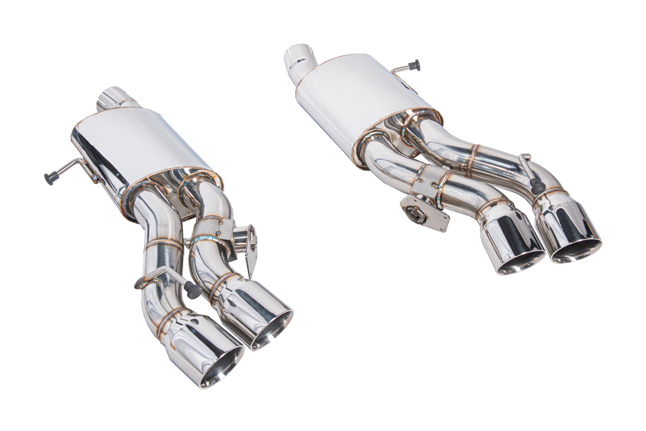 2016+ Cadillac CTS-V V3 Sedan | NPP Valved Axle Back Quad Tips Exhaust