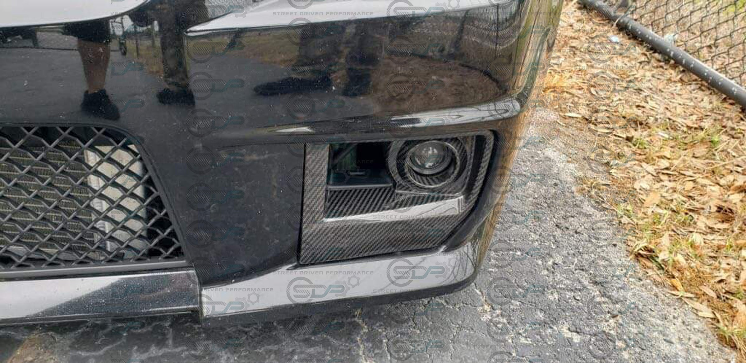 2009-2015 Cadillac CTS-V V2 - Carbon Fiber Fog Light Bezels / Covers
