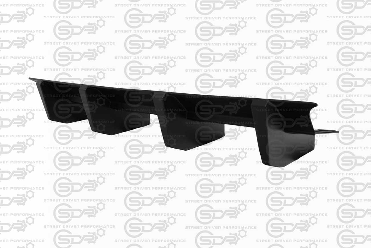 2015+ Dodge Challenger | SRT Style Matte Black Rear Bumper *ADD-ON* Diffuser