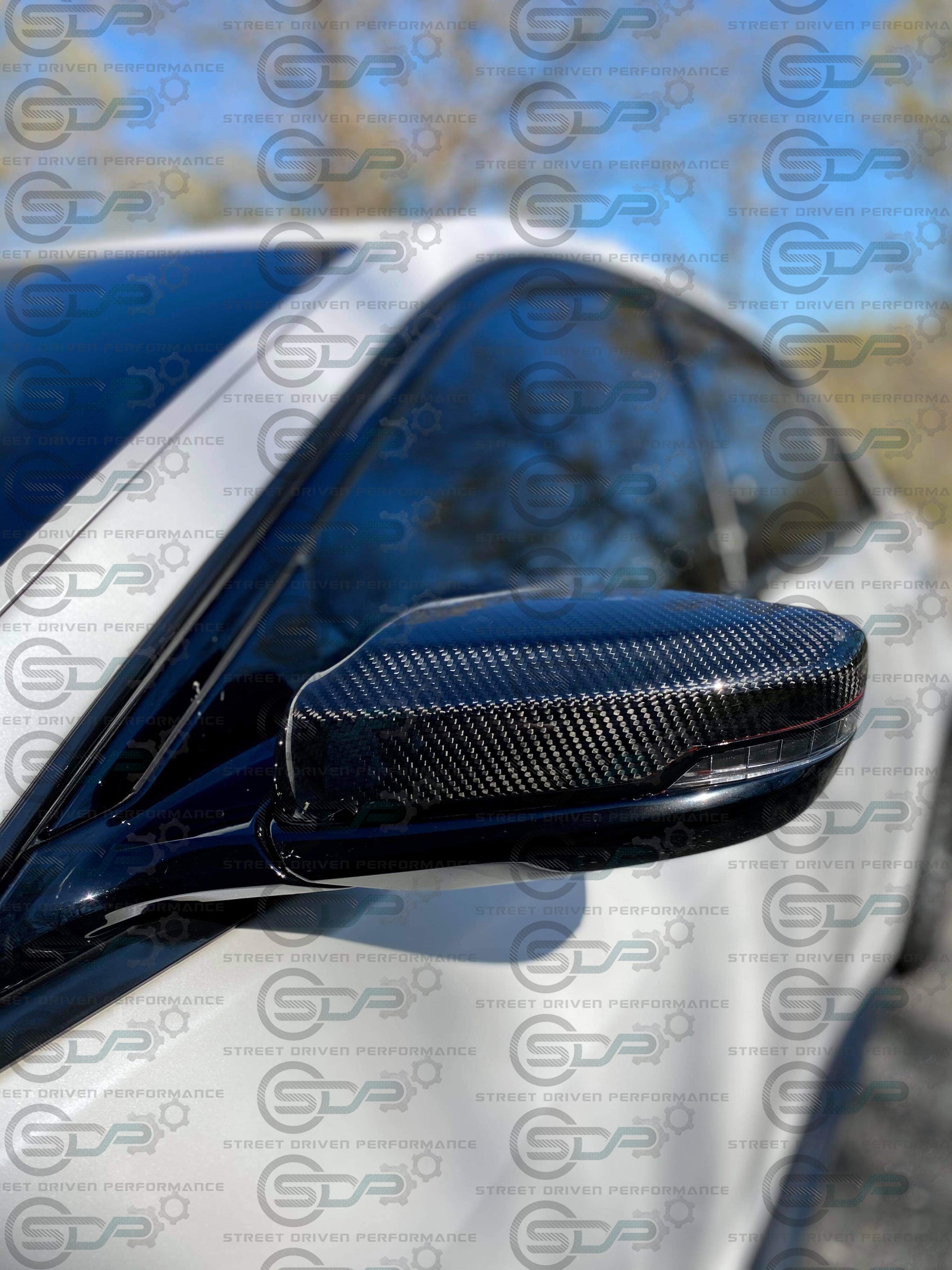 2016-2019 Cadillac ATS-V Coupe | Carbon Fiber Side Mirror Cap Replacement