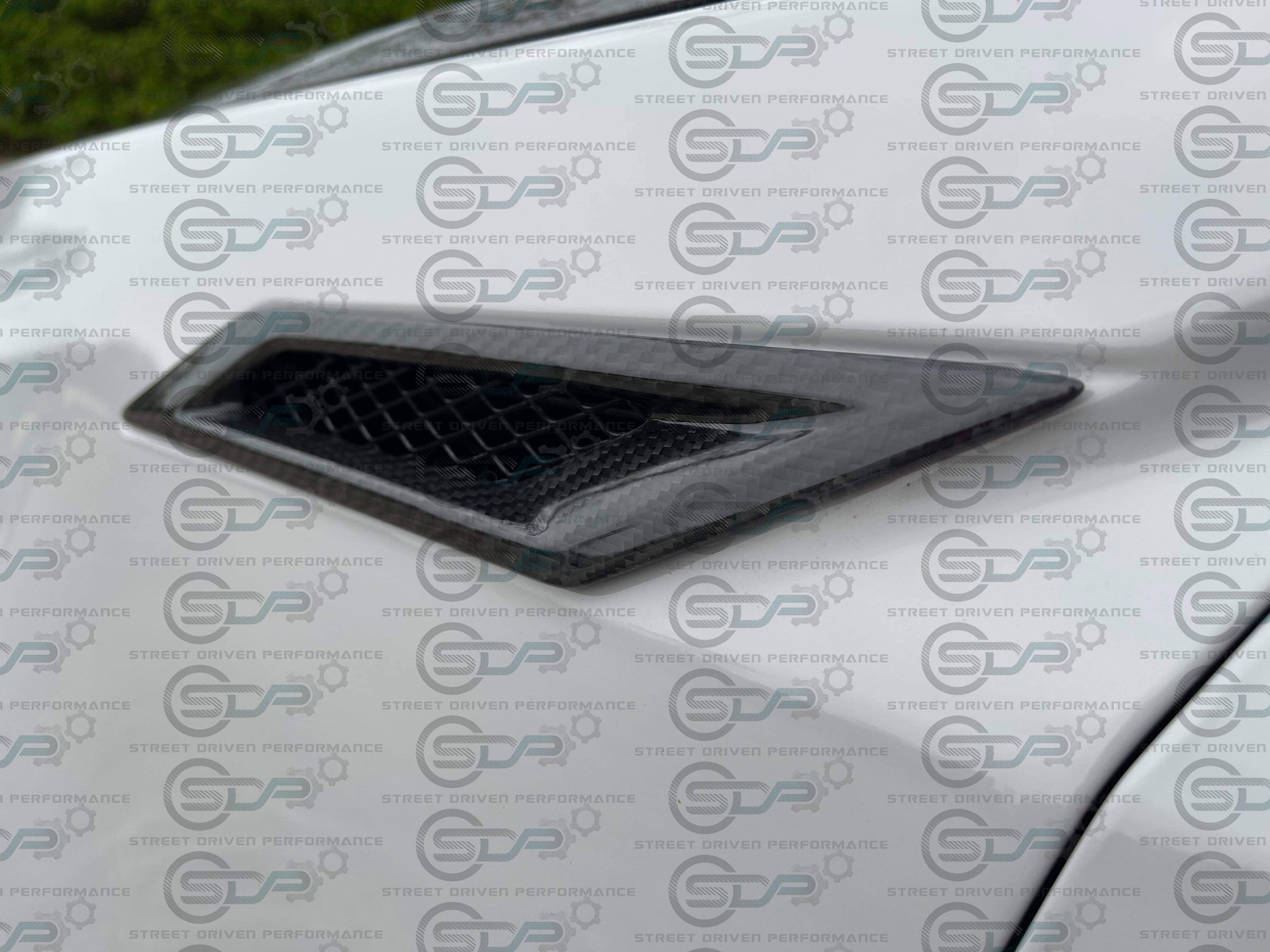 2009-2015 Cadillac CTS-V V2 - Carbon Fiber Fender Vents