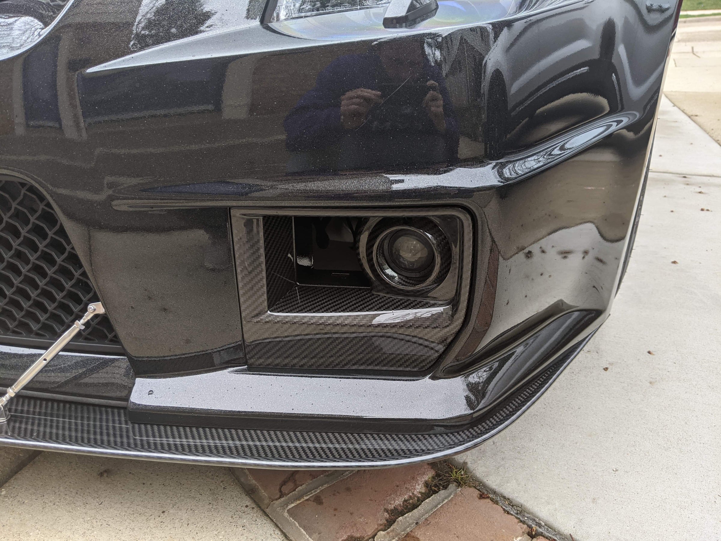 2009-2015 Cadillac CTS-V V2 - Carbon Fiber Fog Light Bezels / Covers