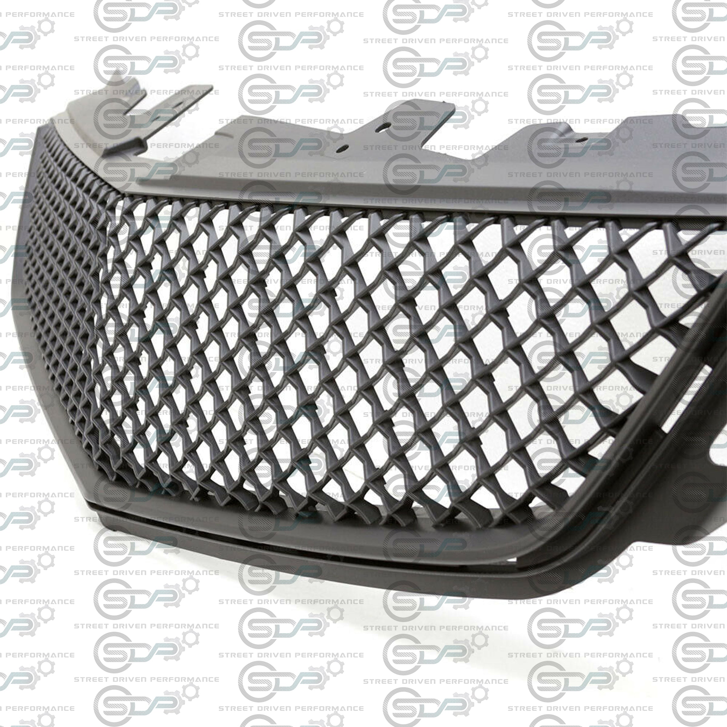 2009-2015 Cadillac CTS-V V2 -  Black front grilles set (blank no emblem)
